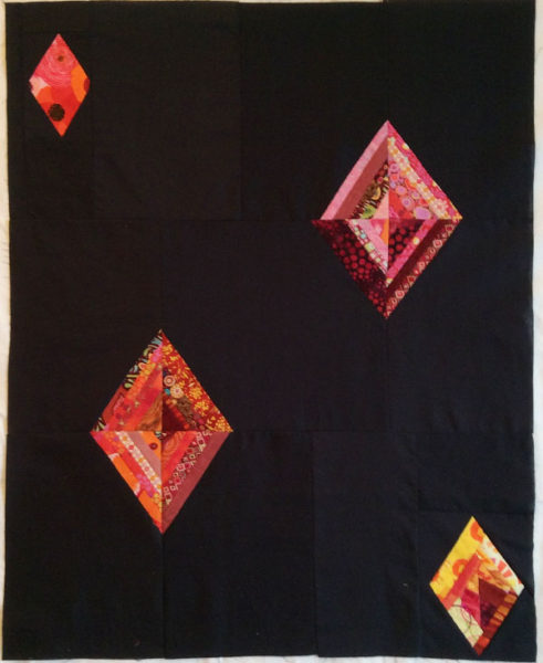 Quilt top based on Create your own improv quilts