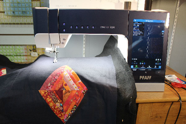 Quilting using the PFAFF creative icon